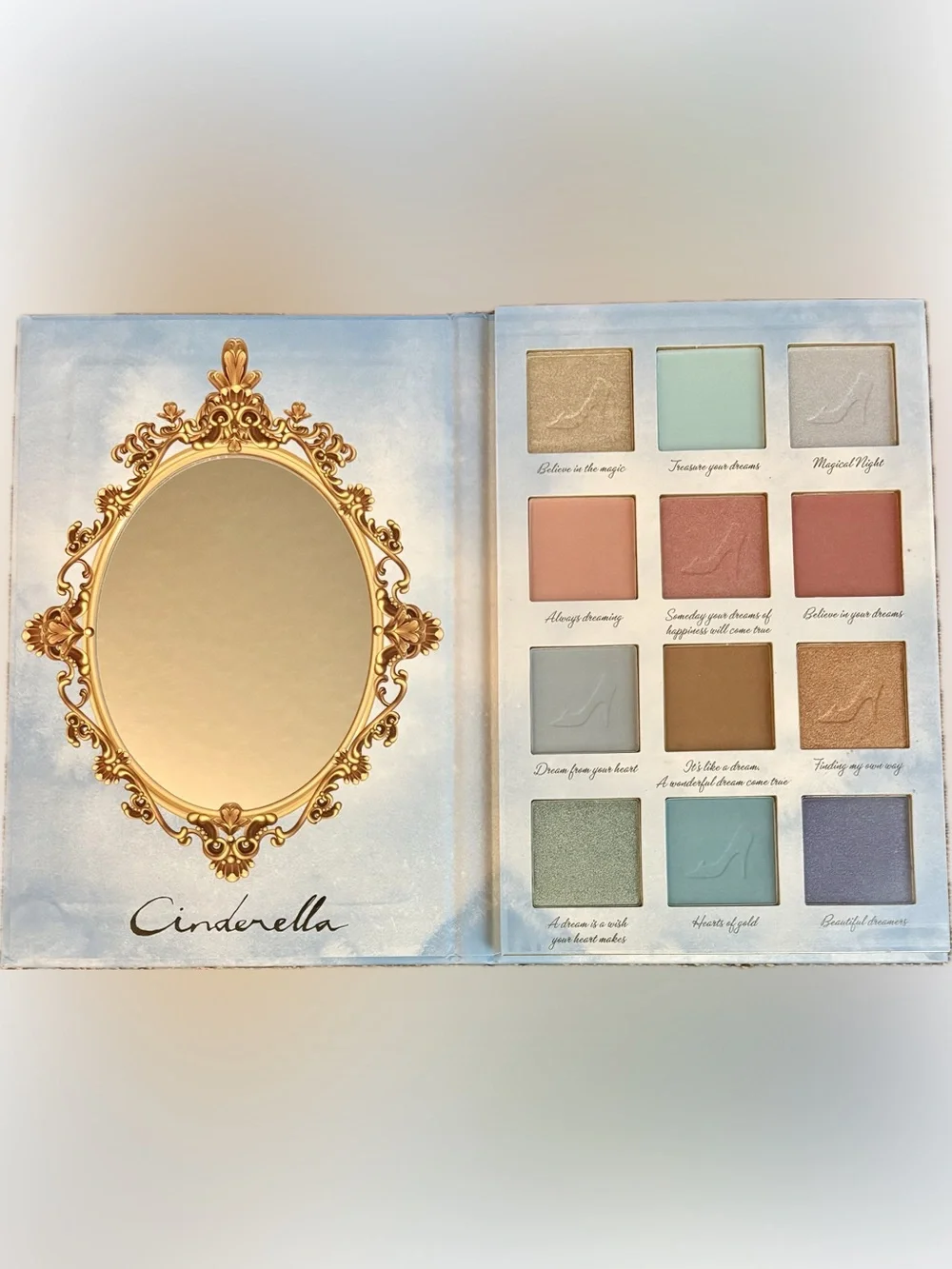 Taste Beauty eyeshadow palette inspired by Disney’s Cinderella